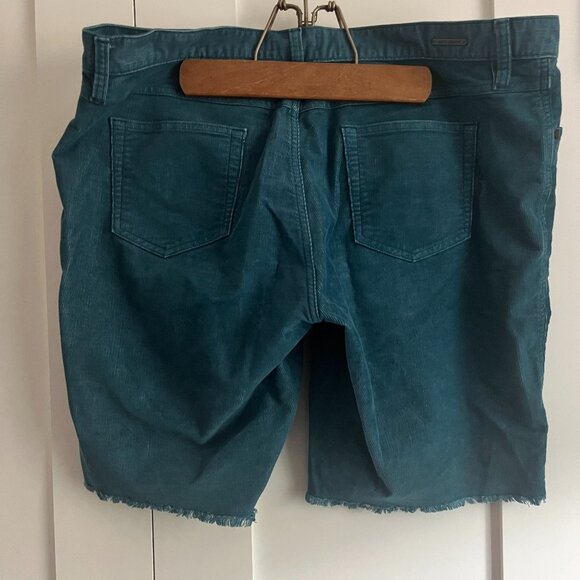 TITLE NINE Corduroy Dog Town SHORTS 10" inch TEAL - Picture 2 of 6